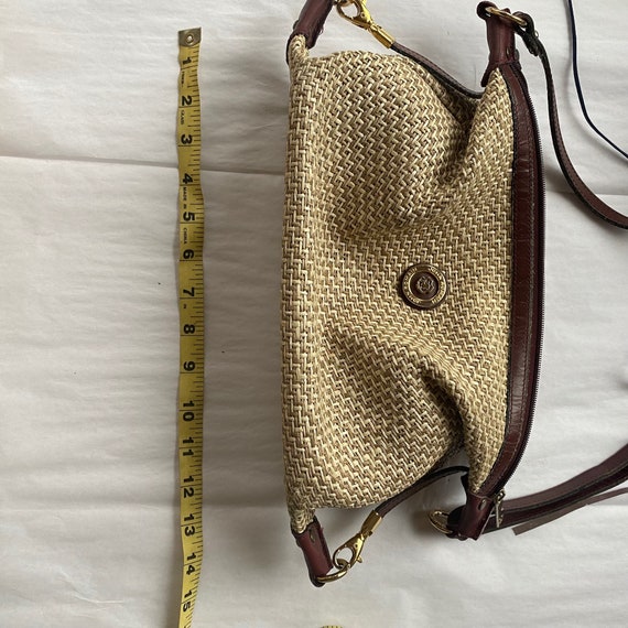 John Romain Handbag Leather Tweed