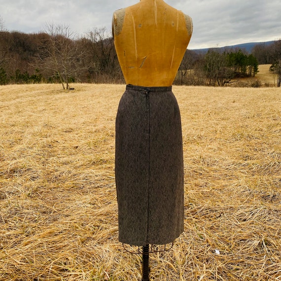 Albert Nipon Grey Black Formal Evening Suit 1990s… - image 5