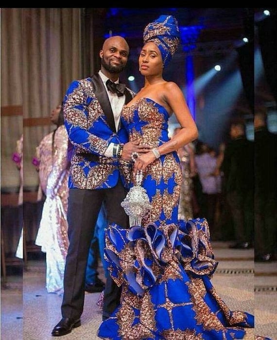African Ankara Couple matching outfits African Ankara wedding outfits African Ankara wedding anniversary outfits African Ankara Prom