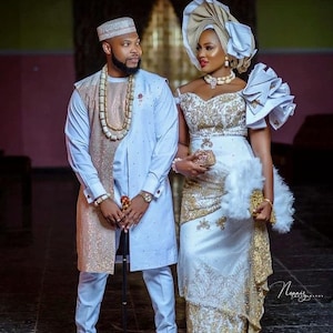 Couple 2024 wedding outfits