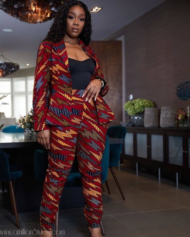 African pant clearance suit for ladies