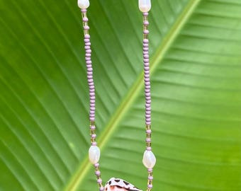 Cone Shell necklace •••Lavender•••
