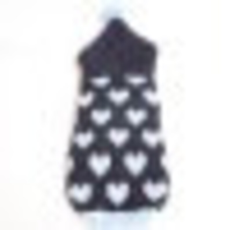 Dog Jumper with Hood Cute Love Knit Warm Pet Winter Outfits Dog Sweater Clothes image 3