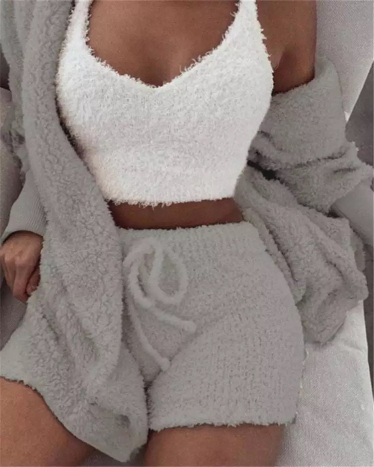Fluffy clearance pj set