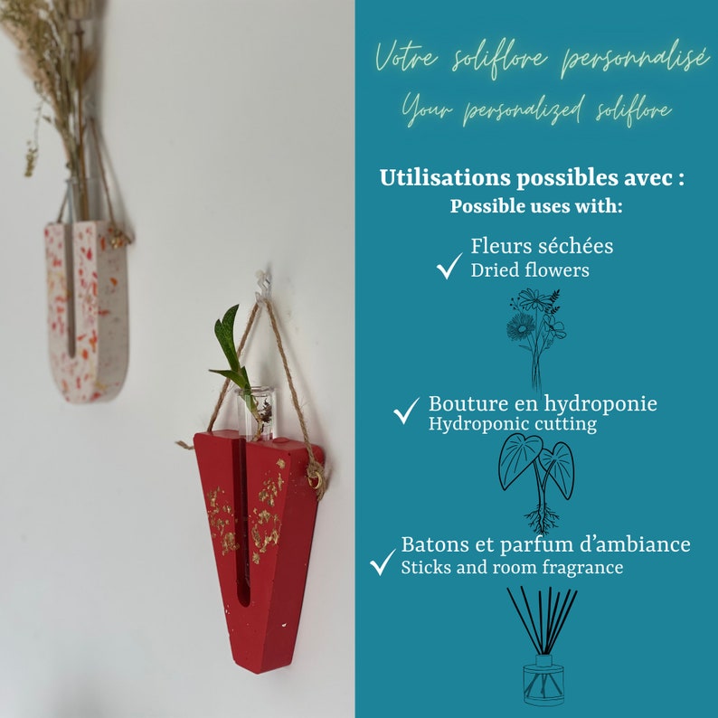 Station De Bouturage Fentar - 3 Vases En Verre + Socle En Bois - Pour Plantes, Fleurs Coupées, Décoration Intérieure