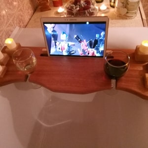 Luxury Sapele Bath Caddy