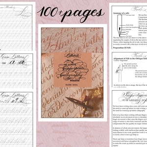 Copperplate Calligraphy Workbook : Lowercase, Uppercase, Numbers & Punctuation, Words and Instructions