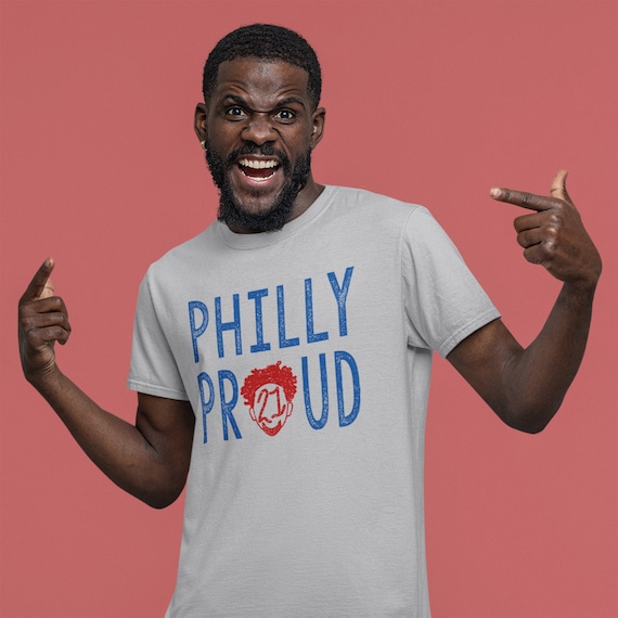 Buy Philly Proud Embiid 21 Shirt Jersey Basketball Vintage Retro Online in  India 