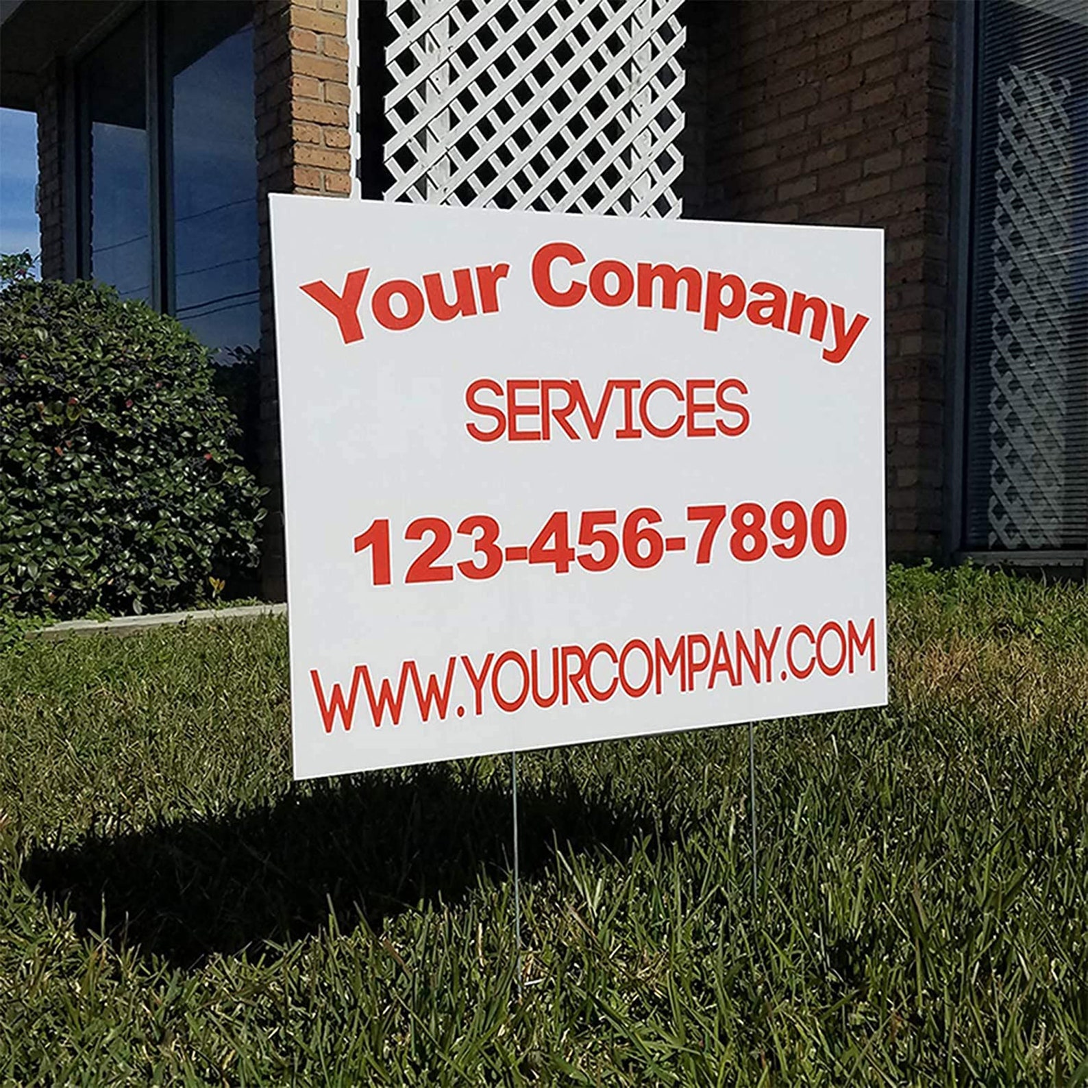 Pack of Blank White Yard Lawn Signs 36x24 - Etsy