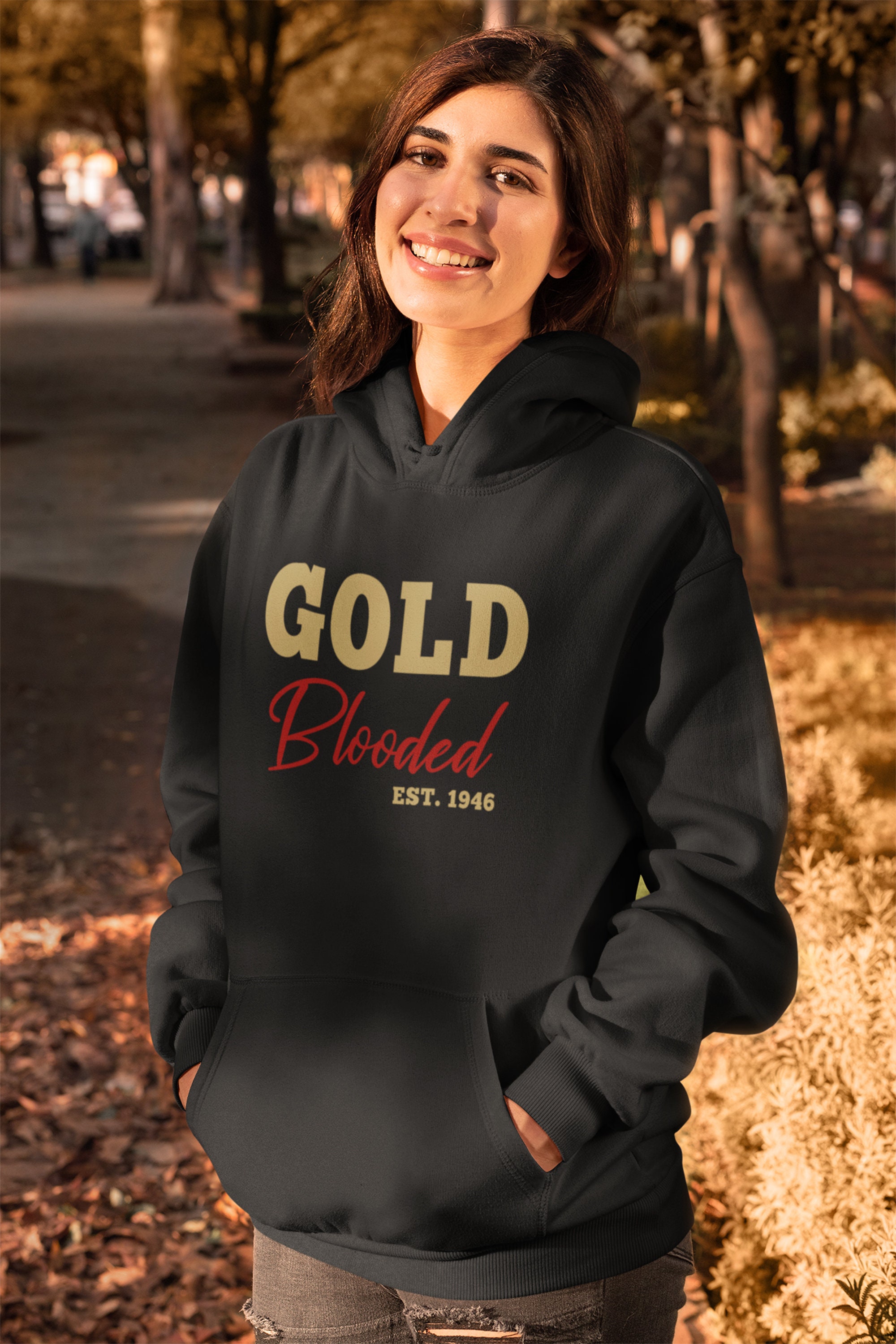 Gold Blooded Est. 1946 Classic San Francisco Hoodies - Etsy Canada