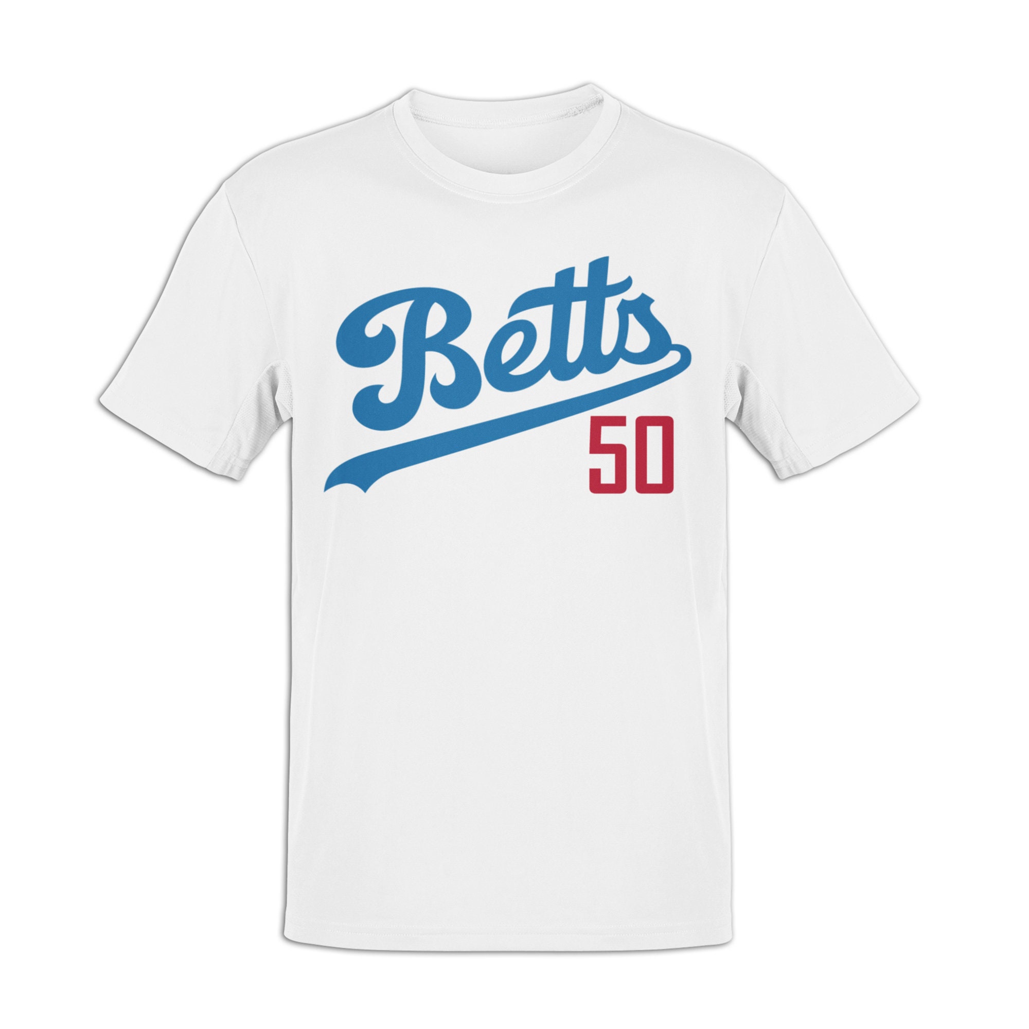 Betts 50 Baseball Shirt Jersey Player Number Fan Favorite 