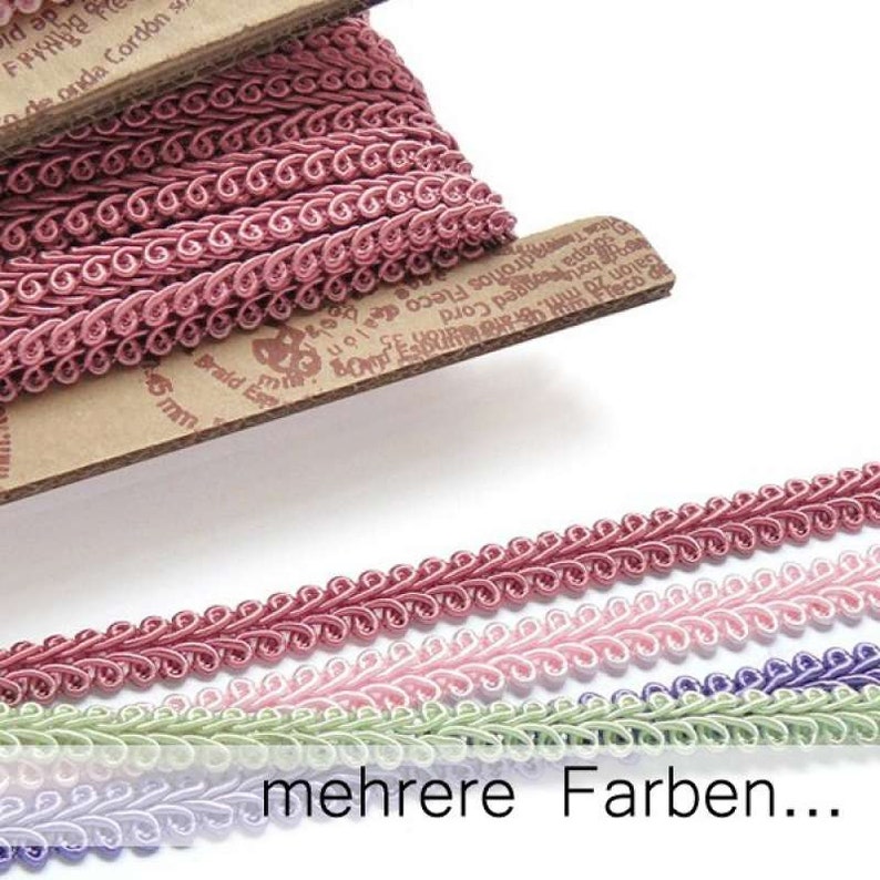 1 m de bordure de passementerie P3 environ 10 mm image 1