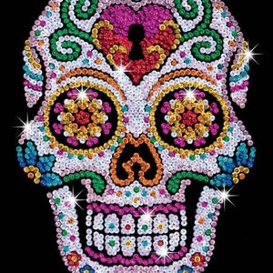 Sequin-Art sequin image Sugar Skull