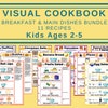 Preschool Cooking Activities Kids Recipe Book Visual Step-by-step ...