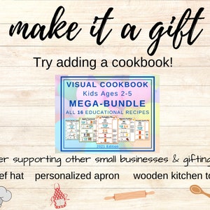 Bundle Kids Recipe Book, Preschool Cookbook Printable, Birthday Gift ...