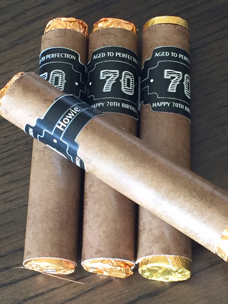 FULLY ASSEMBLED. Chocolate Cigars Party Favors Bachelor Etsy