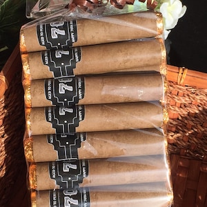 FULLY ASSEMBLED. Chocolate Cigars party favors, bachelor party, groomsmen, guy shower, business promotional gifts. Set of 12 image 8