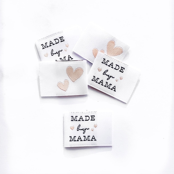 5 Woven Labels Made by Mama