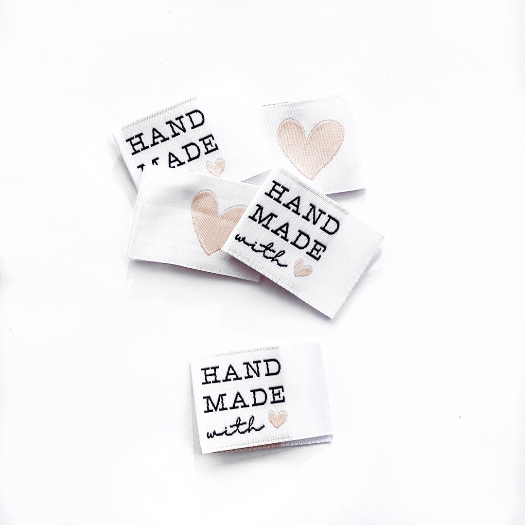 5 Woven Labels Handmade With Love - Etsy