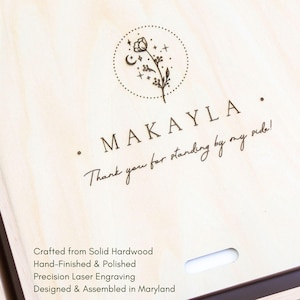 Personalized Gardening Gift Box – Gardener Gift with Apron, Pruning Shears & Engraved Keepsake Box | Useful Gift For Mom | Plant Lover Gift image 4