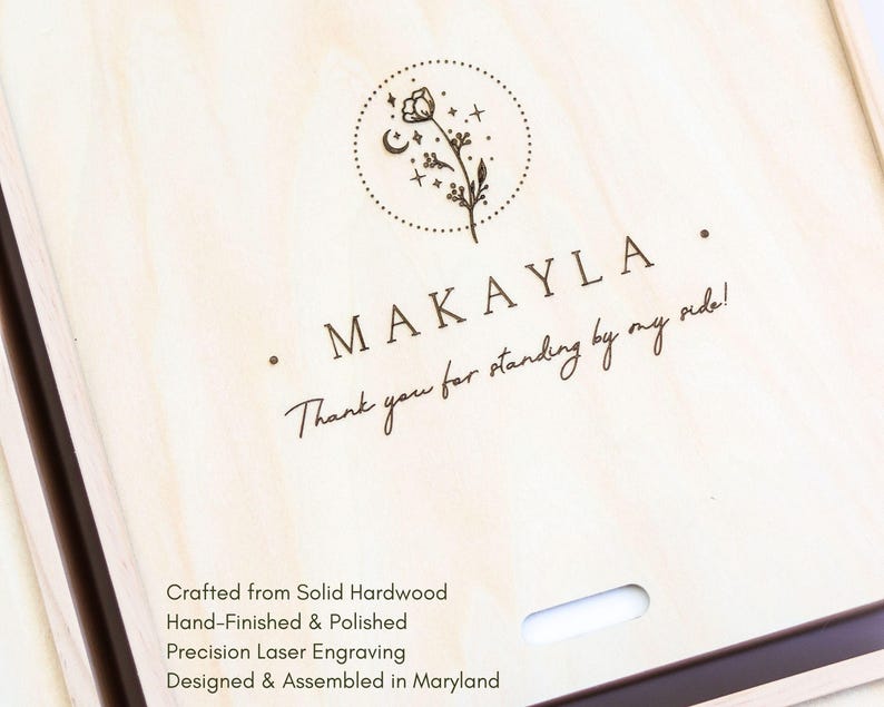 Personalized Gardening Gift Box – Gardener Gift with Apron, Pruning Shears & Engraved Keepsake Box | Useful Gift For Mom | Plant Lover Gift image 4