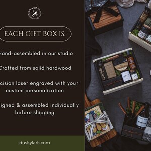 Personalized Outdoor Gift Box w/ Camping Essentials, Cozy Blanket & Custom Engraved Wooden Box | New Adventure Gift Set | Retirement Gift image 12