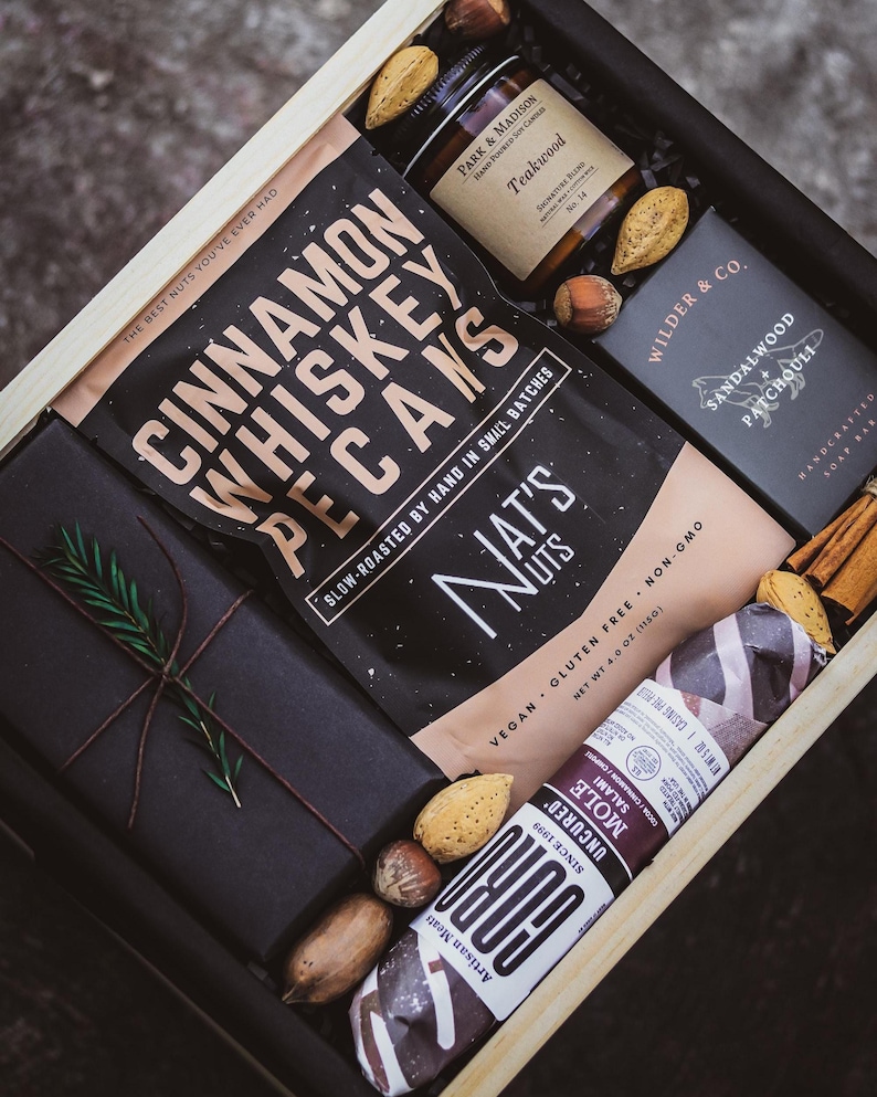 Personalized Gift Box for Him – Luxury Foodie Gift Basket for Clients, Birthdays & Thank You Gifts image 2
