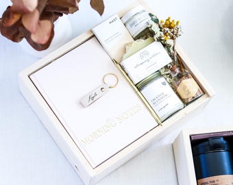 Personalized Self Care Gift Box – Luxury Relaxation & Wellness Essentials for Women | Thank You Client Gift