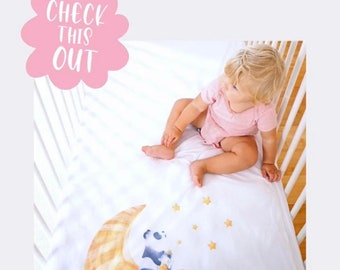 Crib Sheet | Baby Blanket | Baby Bedding |Cotton Bedding for Kids | Baby Crib Bedding | Nursery Room Bedding | Nursery Room for Boys