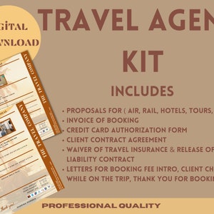 Travel Agent Kit ( Tropical Dark Addition )