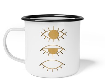 Witchy Three Eye Mug - birthday mug gift, Third eye mug, celestial mug