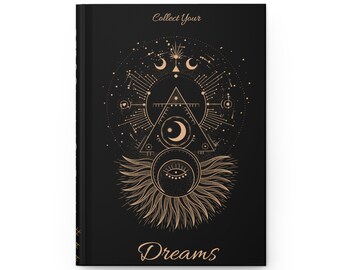 Moon Journal - Hardcover Journal Matte, Collect Your Dreams, Manifestations, Wishes, and Affirmations