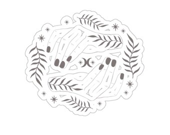 Meditation Decor Inspired Die-Cut Stickers
