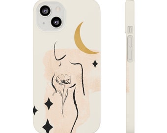 Divine Feminine Phone Cases, Iphone case, Samsung Phone Case,  female body, Birthday Gift, celestial woman, pretty phone case