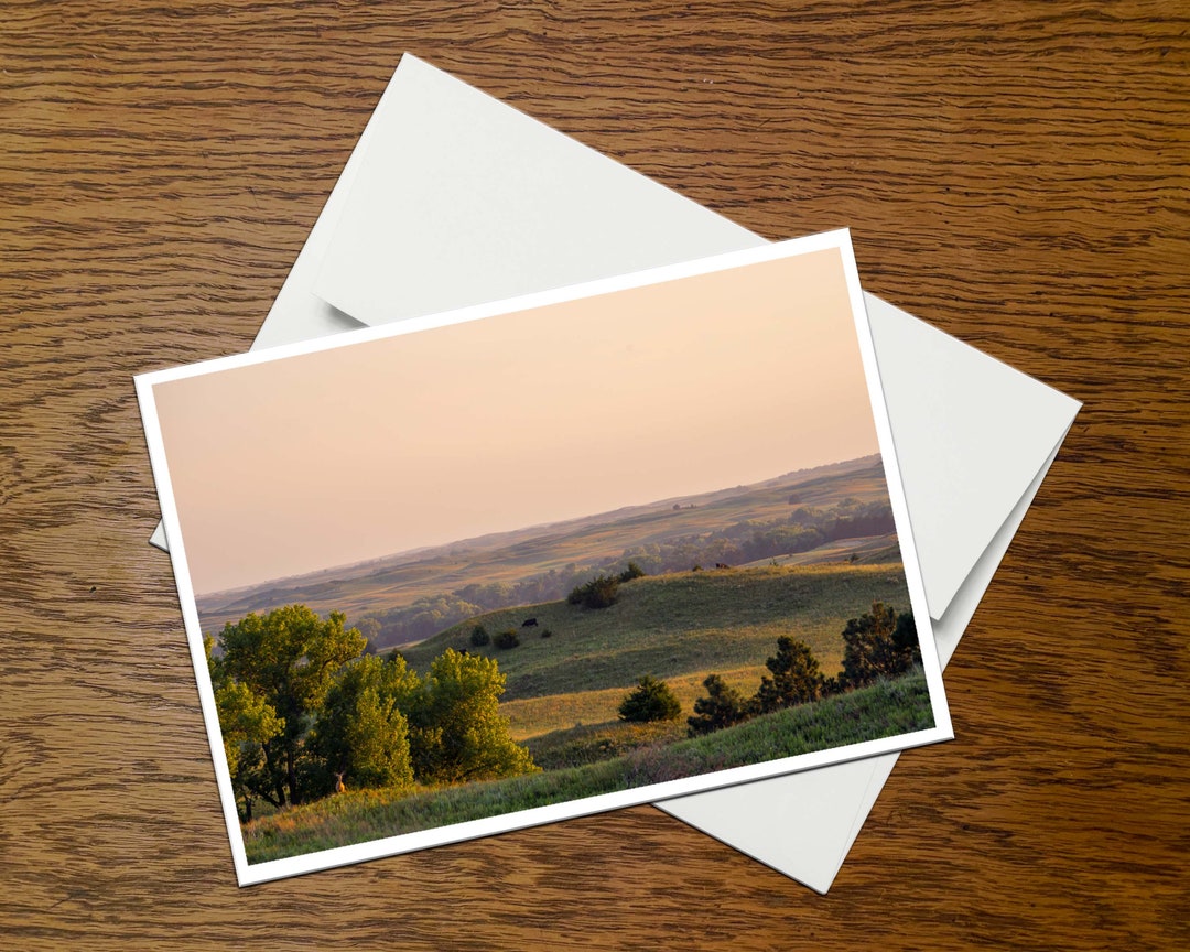 Sunset Photo Greeting Card (L3), Blank Inside, With Envelope - Etsy