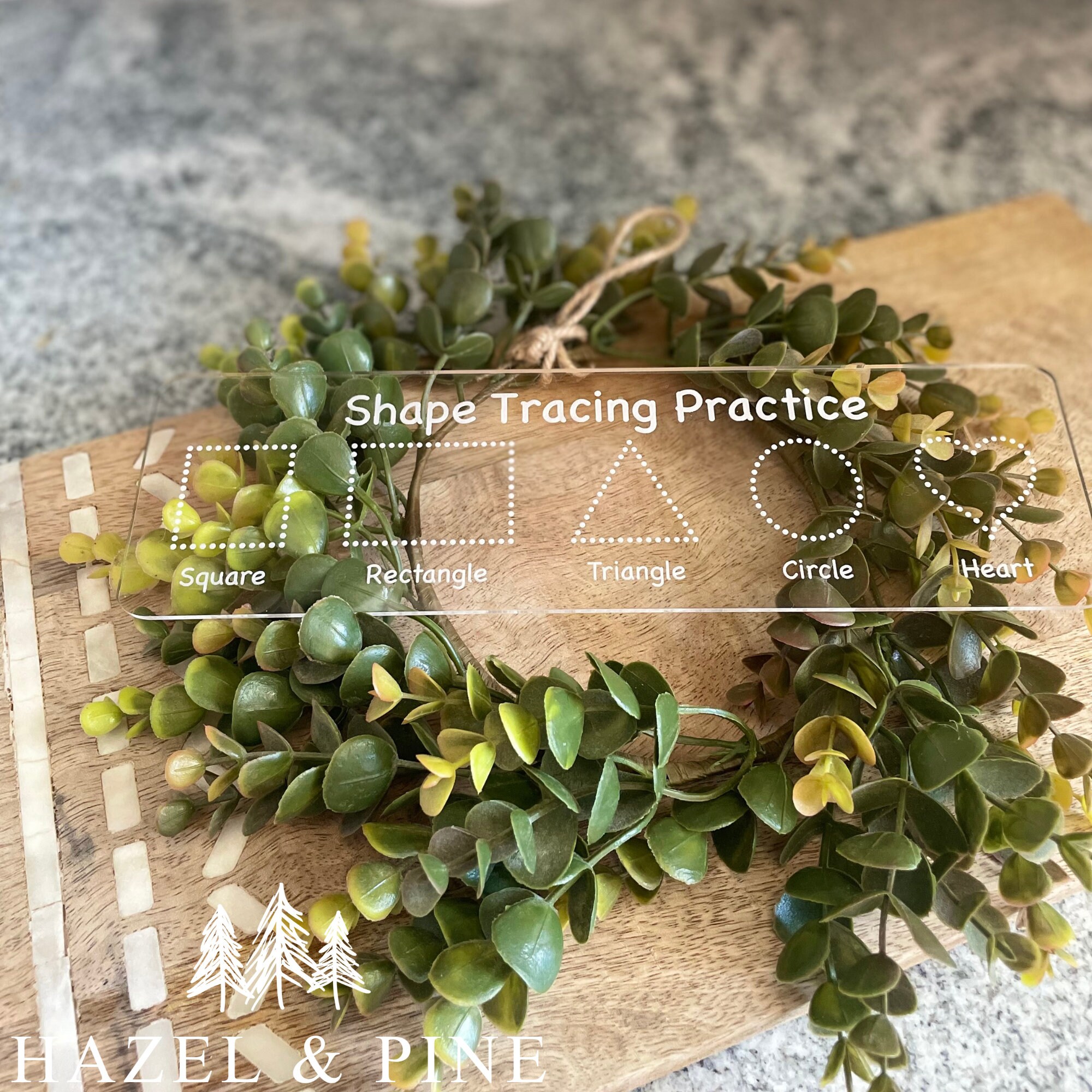 Tracing Board Homeschool Dry Erase Board Preschool Etsy Australia