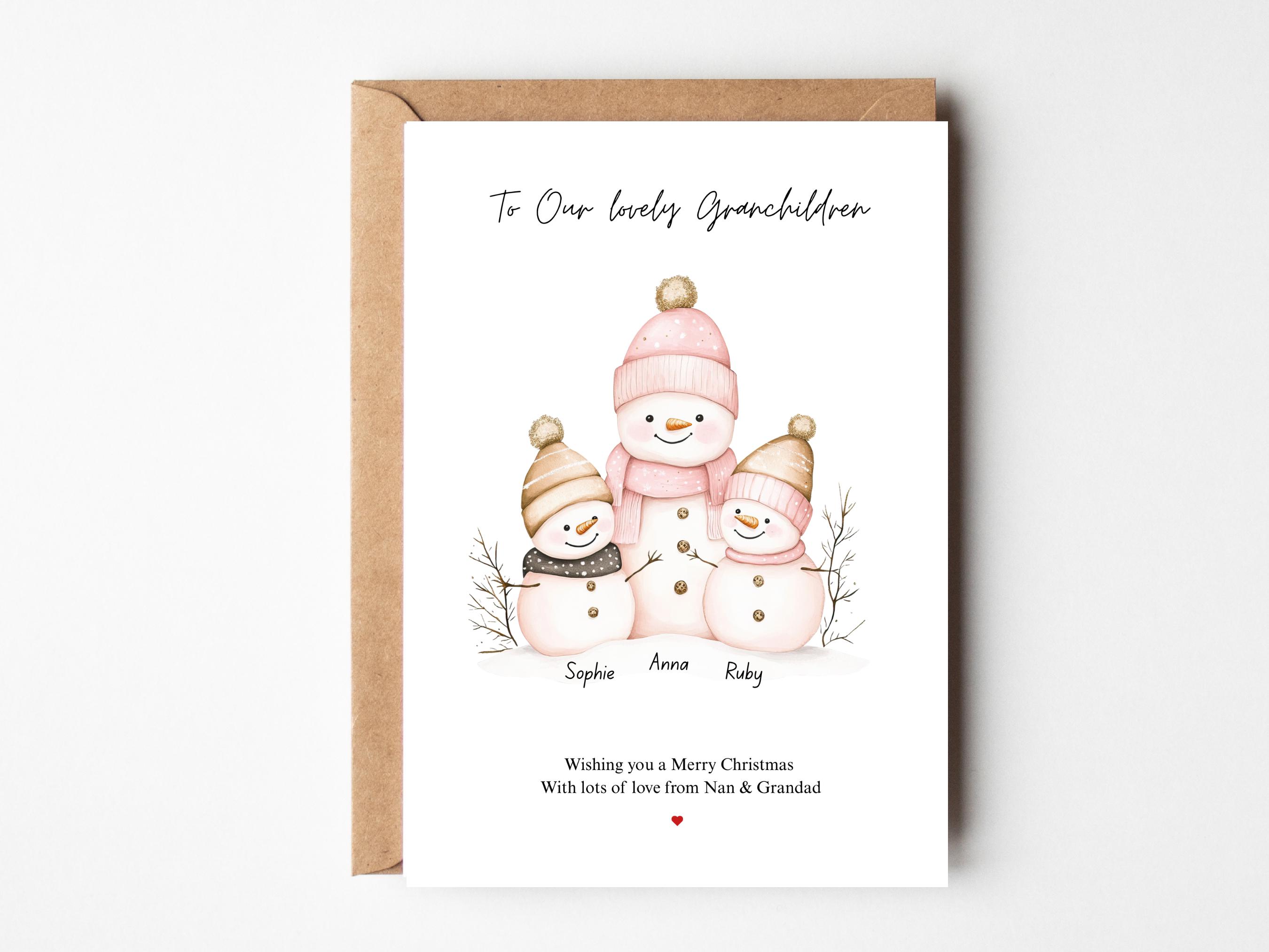 Weihnachtskarte Für Enkelin & Verlobte – „Christmas Wishes Granddaughter & Fiance“, 22,9x12,7 Cm, Mit Umschlag