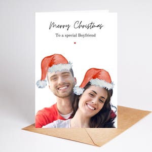 Foto-Weihnachtskarte, personalisierte Weihnachtskarte für Paar, Lustige Weihnachtskarte für Freund, personalisierte Weihnachtskarte für Frau, Mann