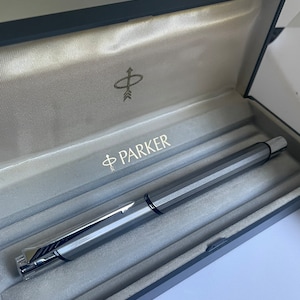 Stylo à bille roulante Parker rare - New Old Stock vintage