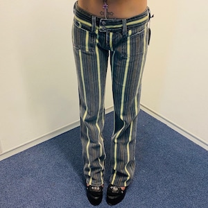 Diesel Style Lab】stripe denim pants