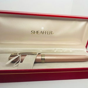 RARE TROUVER Schaeffer USA Seashell Pink Matt Laquer Ballpoint - Pen New old Stock