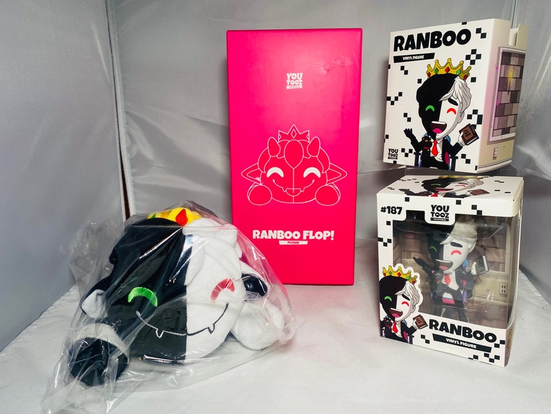 Youtooz 2 X Ranboo Flop Plush 1ft Ranboo Vinyl Figure Etsy