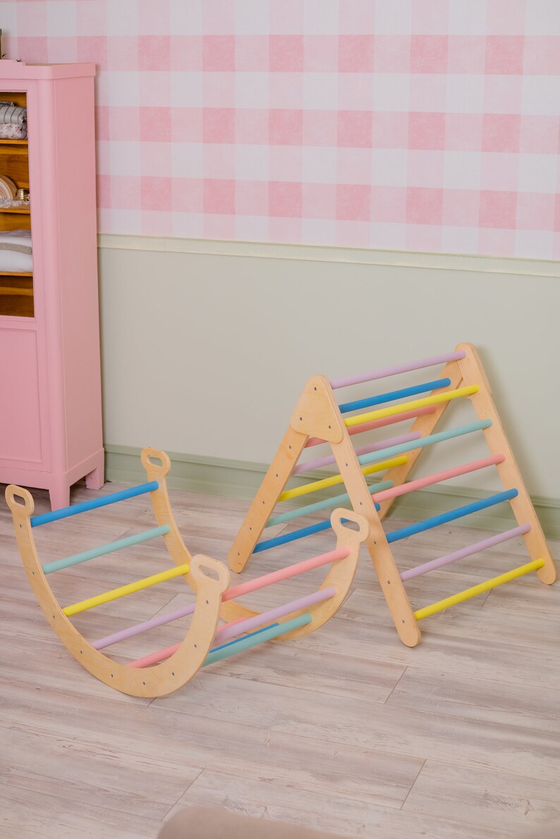 Montessori Climbing Furniture for Toddlers Climb Gym Etsy