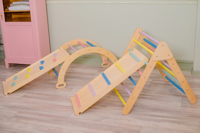 Montessori Climbing Furniture for Toddlers Climb Gym Etsy