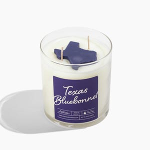 Texas Bluebonnet Kerze, blumige Sojakerze
