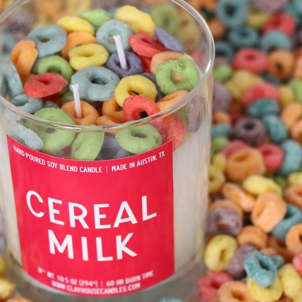 Cereal Bowl Candle Etsy