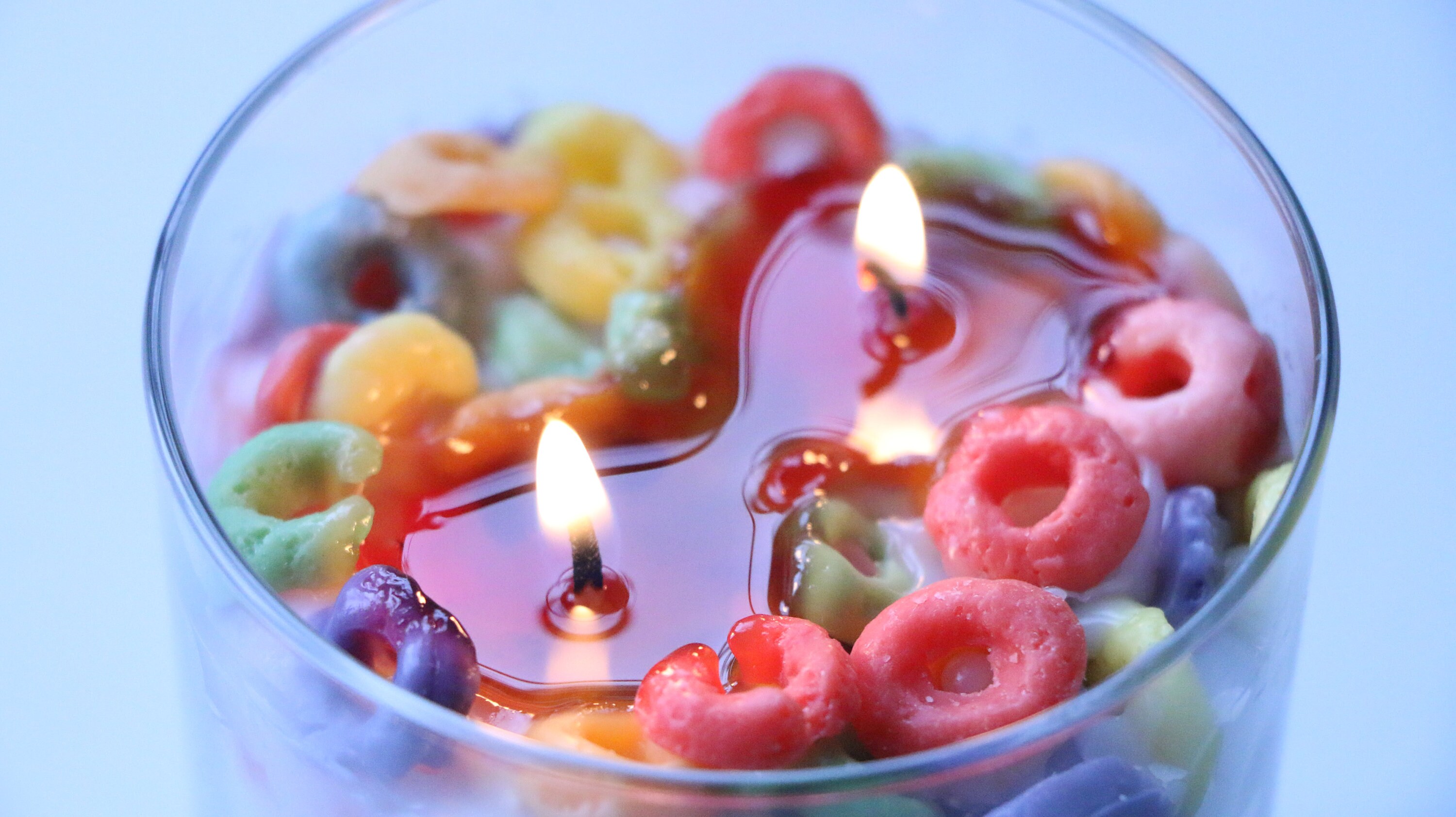 Cereal Milk Cereal Candle Fruit Loop Bowl Candle Funny Food Etsy