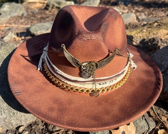 Custom Felt hat . Western Hat. Rancher hat.