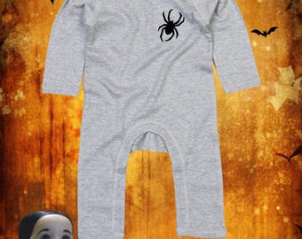 Pubert / Famiglia Addams / Tutina da notte per neonato / Costume da Halloween spaventoso / Regalo del mercoledì per cosplay / 3-6 mesi / 6-12 mesi / 12-18 mesi
