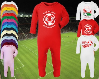 CHARLTON ATHLETIC Football Baby ROMPER Sleepsuit Babygrow One-Piece Long Sleeve Gift-Newborn to 6-12m-18 colours-100% Cotton-Unisex/Boy/Girl